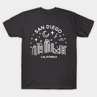 San Diego California Minimal T-Shirt